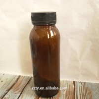 8oz Amber Brown Glass Small Mouth Reagent Bottle Boston Bottle Chemical Vial / Drug Storage Bottle