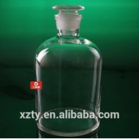 The glass bottle white mouth reagent bottle mouth bottle flask 1000ml